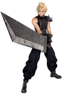 A Picture of Cloud Strife from the Final Fantasy 7 Remake